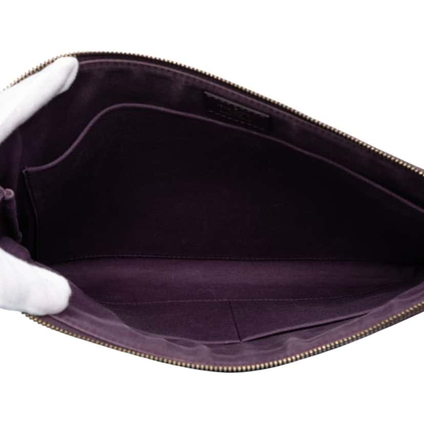 Louis Vuitton Damier Couleurs Kit Clutch Purple Very good condition - Model View