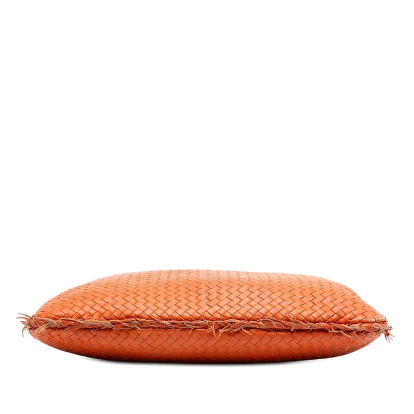 Bottega Veneta Large Nappa Intrecciato Fuzzy Veneta Hobo Orange Leather Very good condition - Inside View