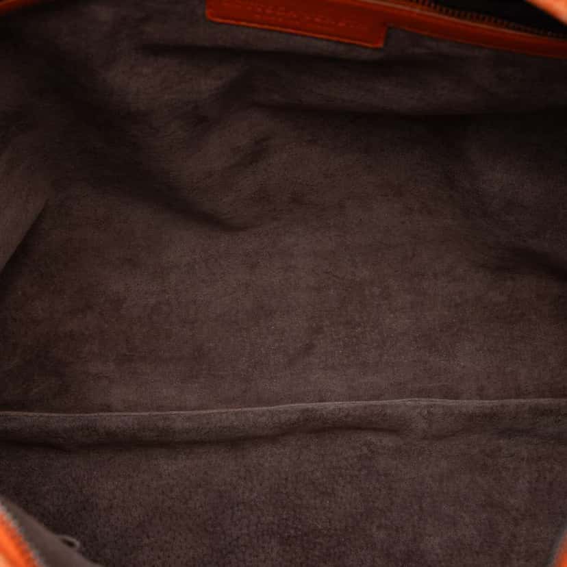 Bottega Veneta Large Nappa Intrecciato Fuzzy Veneta Hobo Orange Leather Very good condition - Model View