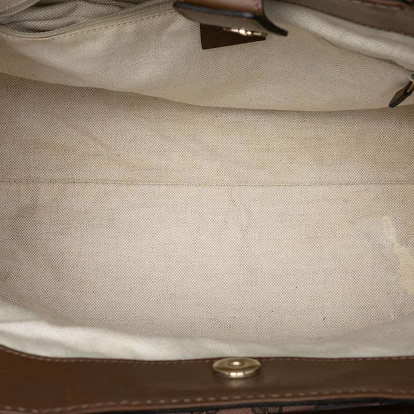 Gucci Medium GG Canvas Sukey Tote Pink Canvas Very good condition - Model View