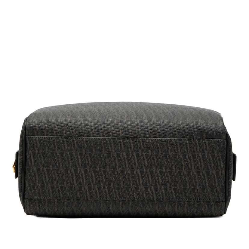 Saint Laurent Monogram Coated Canvas Cosmetic Pouch Brown Canvas Very good condition - Inside View