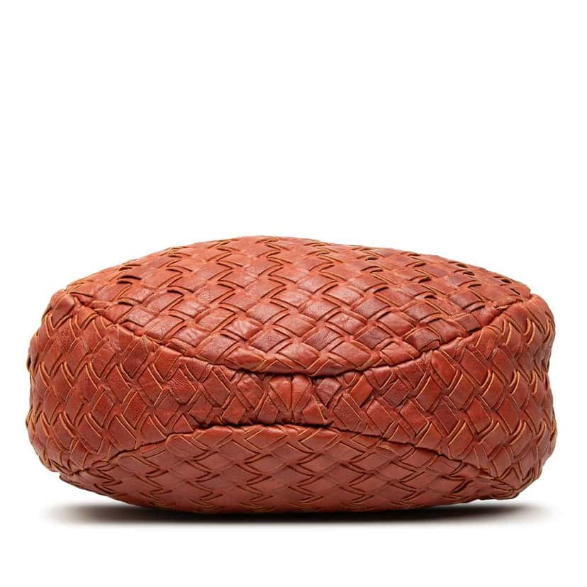 Miu Miu Woven Leather Handbag Red Leather Very good condition - Inside View