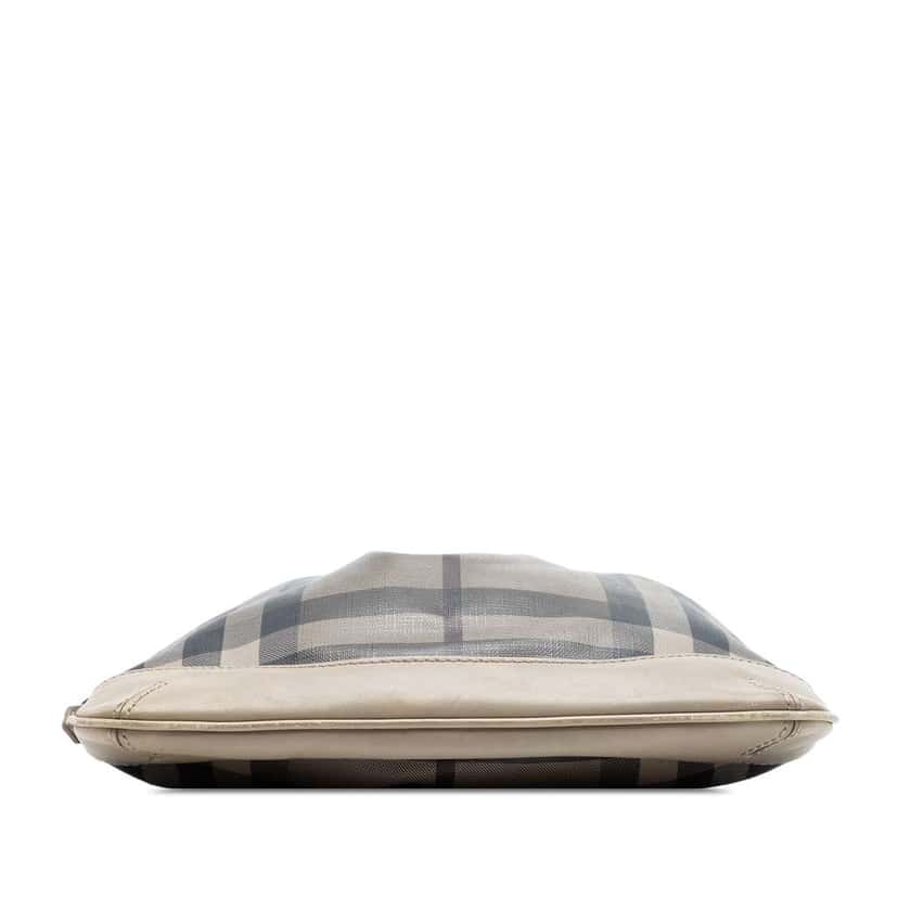 Burberry Smoke Check Coated Canvas Hartham Crossbody Beige Canvas Very good condition - Inside View