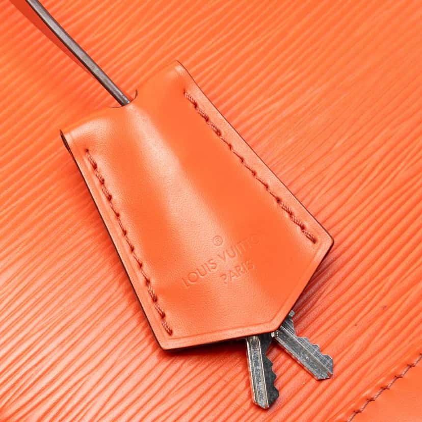 Louis Vuitton Epi Alma PM Orange Leather Very good condition - Box View