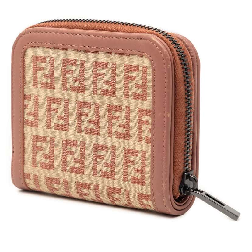 Louis Vuitton Zucchino Canvas Bifold Compact Wallet Beige Canvas Very good condition - Back View