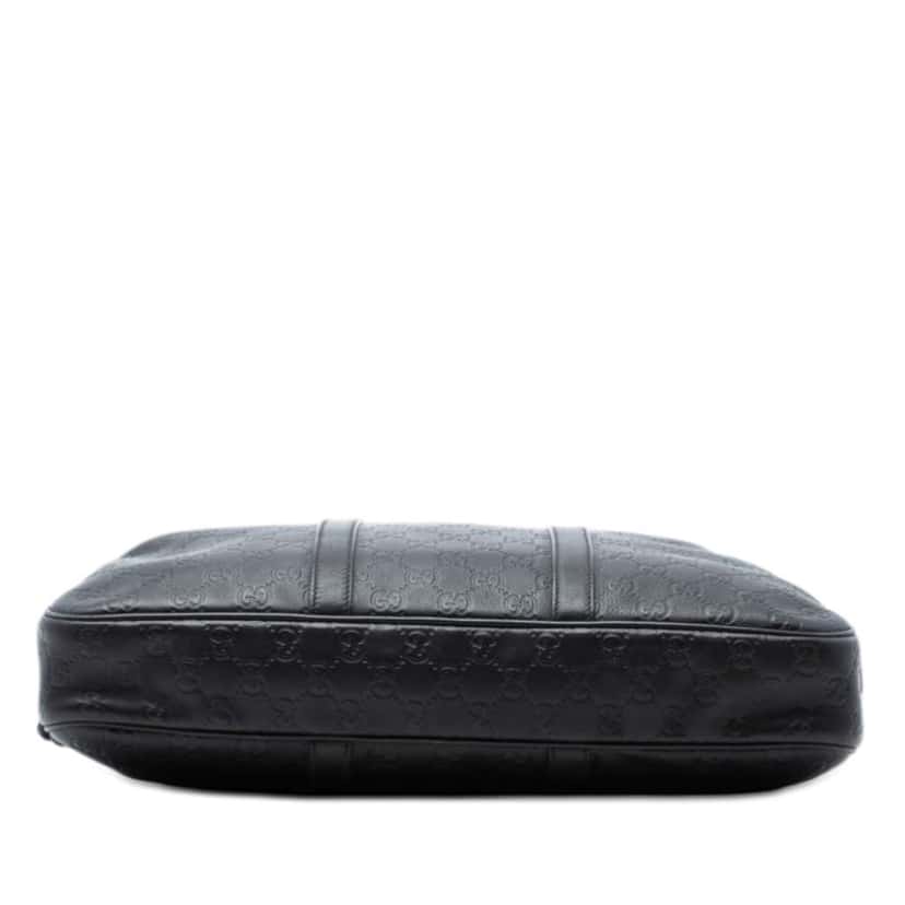 Gucci Guccissima Business Bag Black Leather Very good condition - Inside View