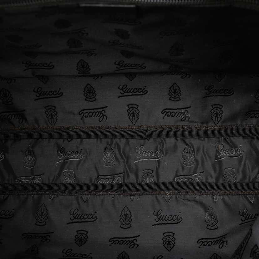 Gucci Guccissima Business Bag Black Leather Very good condition - Model View