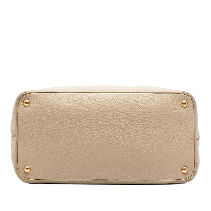 Prada Vitello Daino Open Convertible Tote Brown Leather Very good condition - Inside View