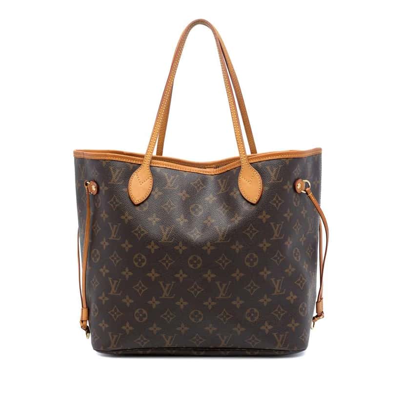 Louis Vuitton Monogram Neverfull MM Brown Very good condition - Front View