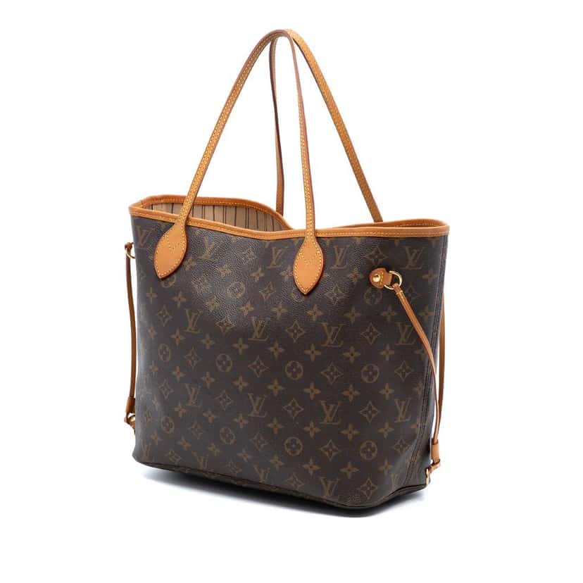 Louis Vuitton Monogram Neverfull MM Brown Very good condition - Back View