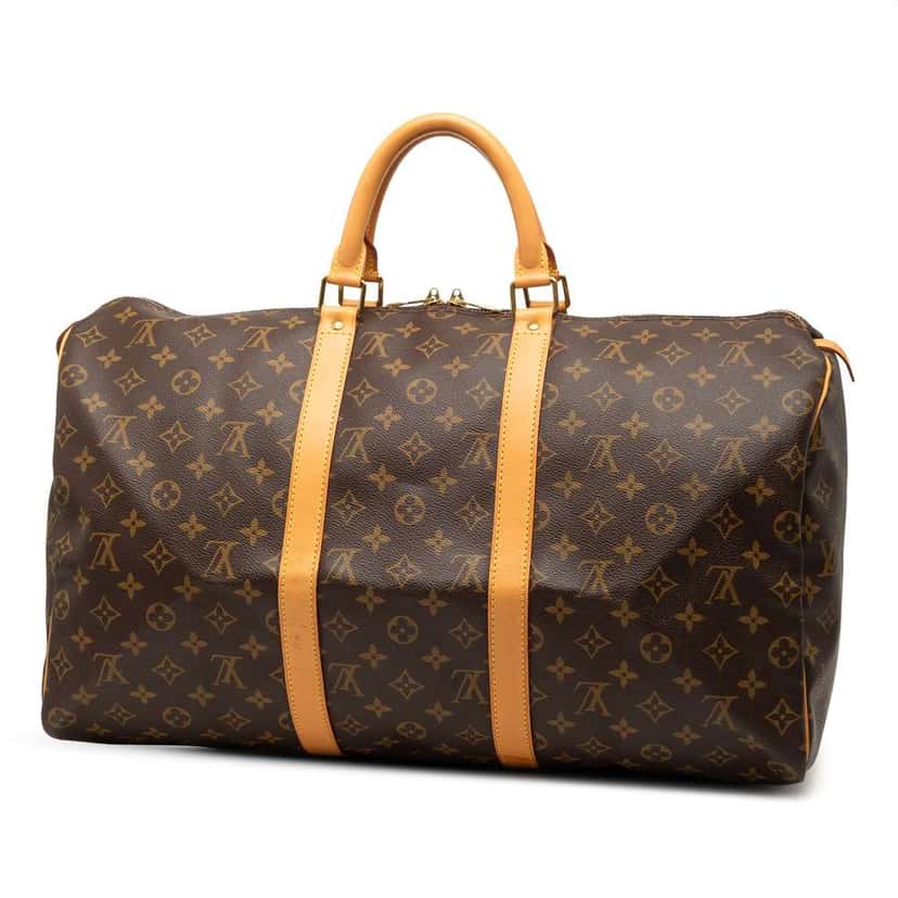 Louis Vuitton Monogram Keepall 50 Brown Very good condition - Back View