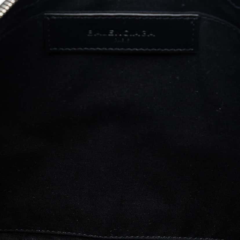Balenciaga Canvas Navy Clip M Clutch Black Canvas Very good condition - Model View