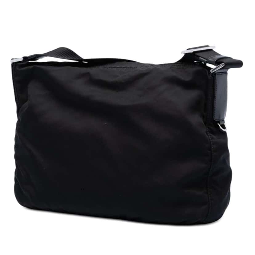 Prada Tessuto Zip Top Crossbody Black Very good condition - Back View