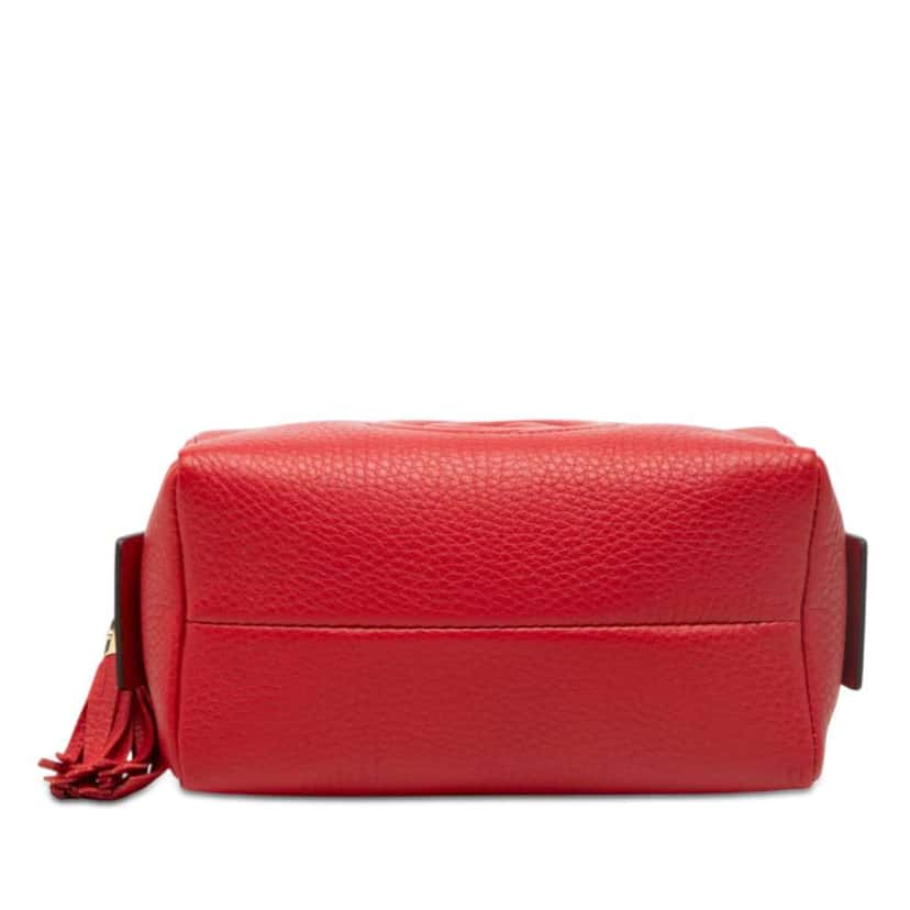 Gucci Leather Soho Cosmetic Pouch Red Leather Very good condition - Inside View