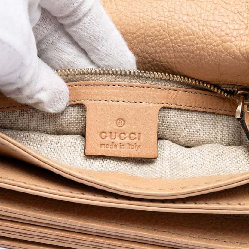 Gucci GG Canvas Marrakech Crossbody Beige Canvas Very good condition - Box View