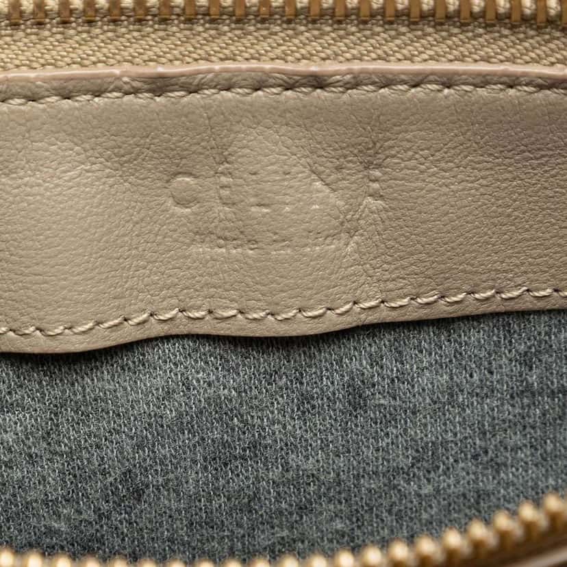 Celine Large Lambskin Trio Crossbody Brown Leather Very good condition - Box View