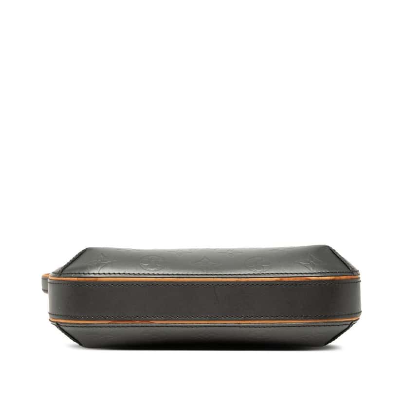 Louis Vuitton Monogram Mat Fowler Grey Leather Very good condition - Inside View