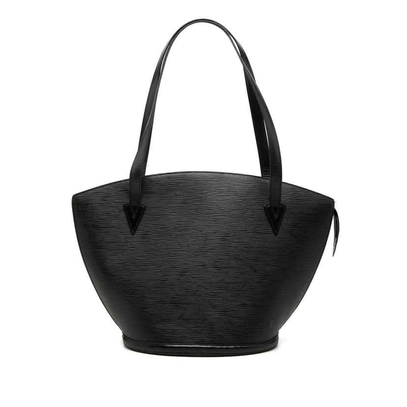 Louis Vuitton Epi Saint Jacques GM Long Strap Black Leather Good condition - Front View