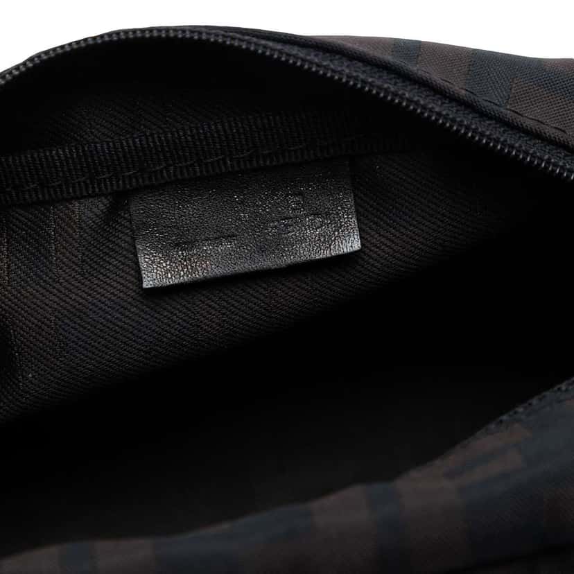 Fendi Zucca Canvas Pouch Brown Canvas Very good condition - Box View