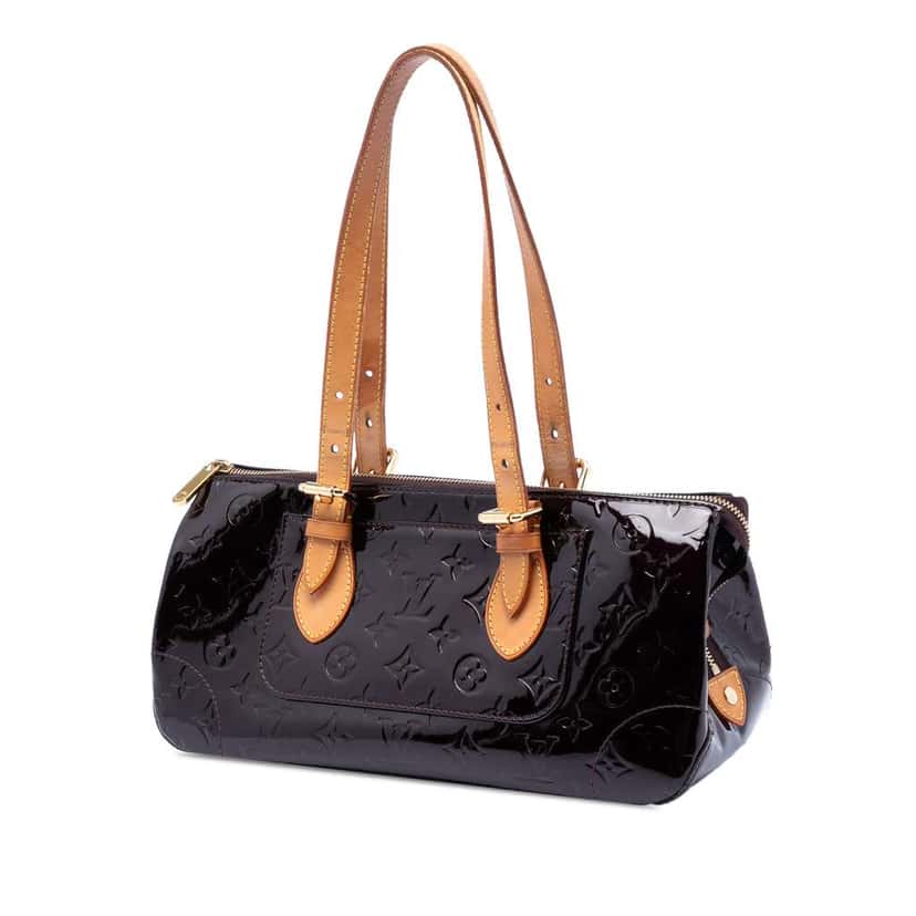 Louis Vuitton Monogram Vernis Rosewood Avenue Purple Leather Very good condition - Back View