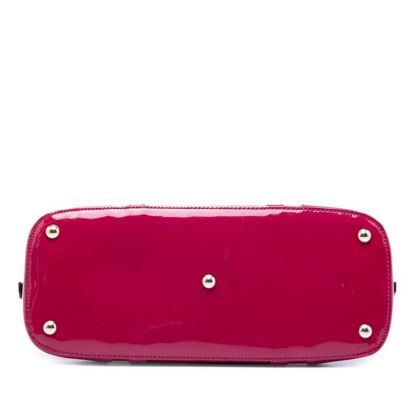 Gucci Small Microguccissima Patent Nice Dome Satchel Pink Leather Very good condition - Inside View