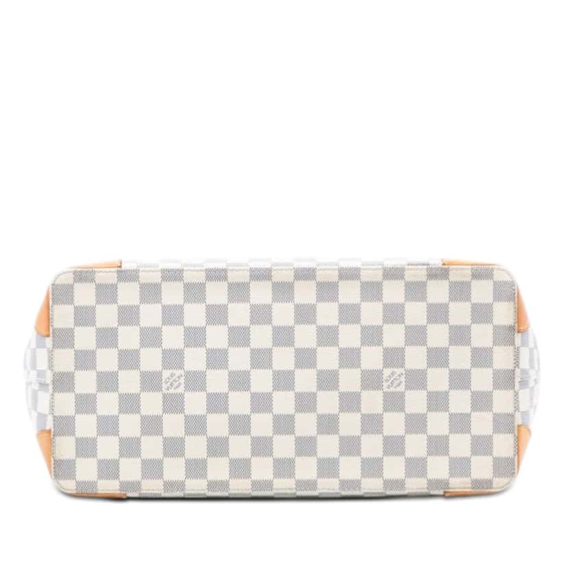 Louis Vuitton Damier Azur Hampstead MM White Very good condition - Inside View