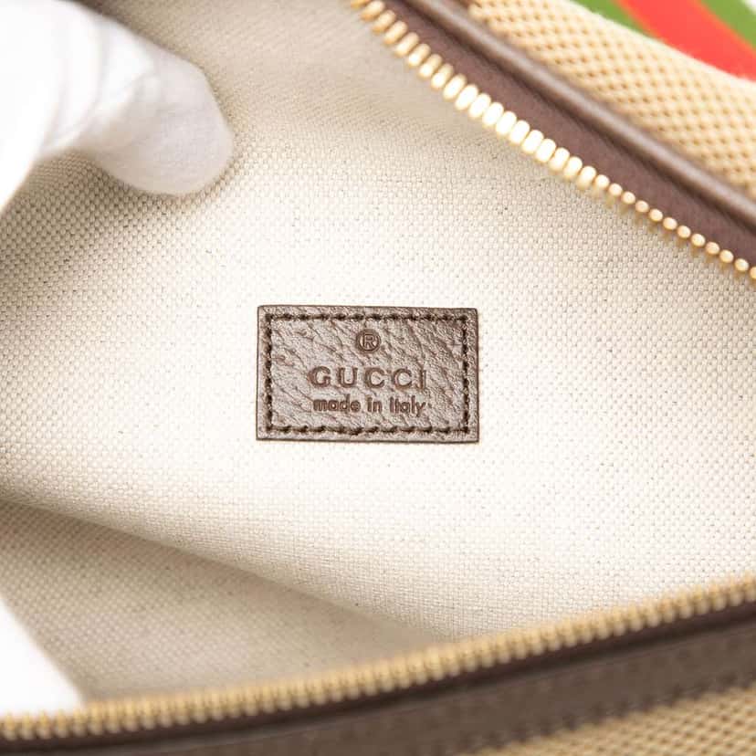 Gucci Jumbo GG Canvas Web Belt Bag Beige Canvas Very good condition - Box View