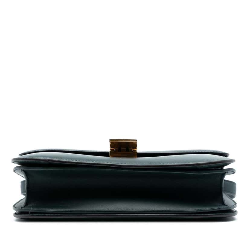 Celine Medium Calfskin Classic Box Green Leather Very good condition - Inside View
