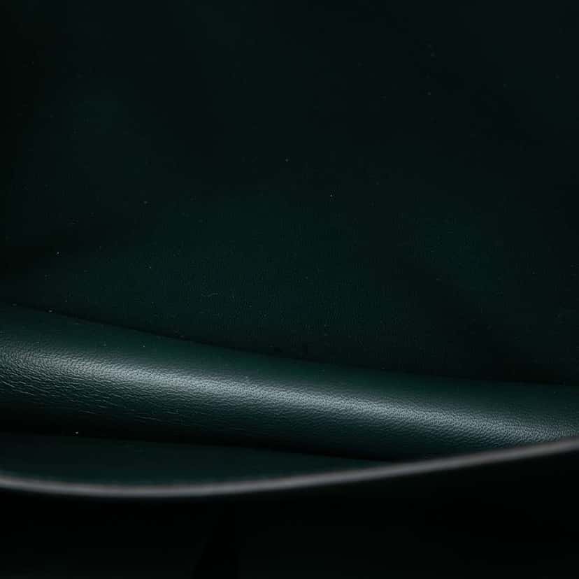 Celine Medium Calfskin Classic Box Green Leather Very good condition - Model View