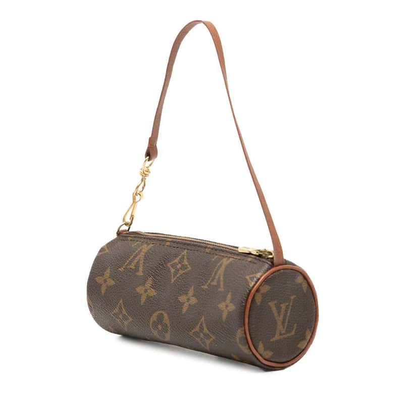 Louis Vuitton Monogram Papillon Pochette Brown Very good condition - Back View