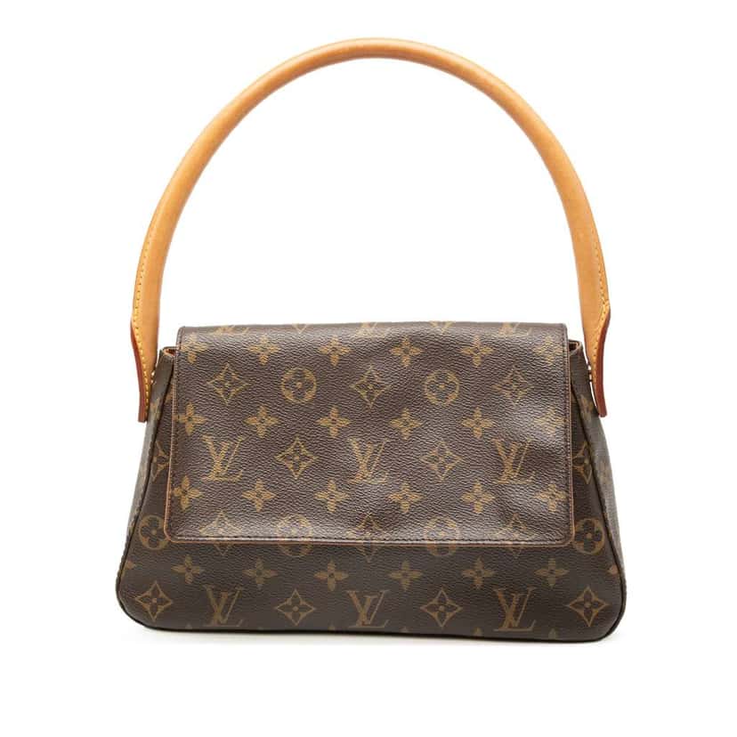 Louis Vuitton Monogram Mini Looping Brown Very good condition - Front View
