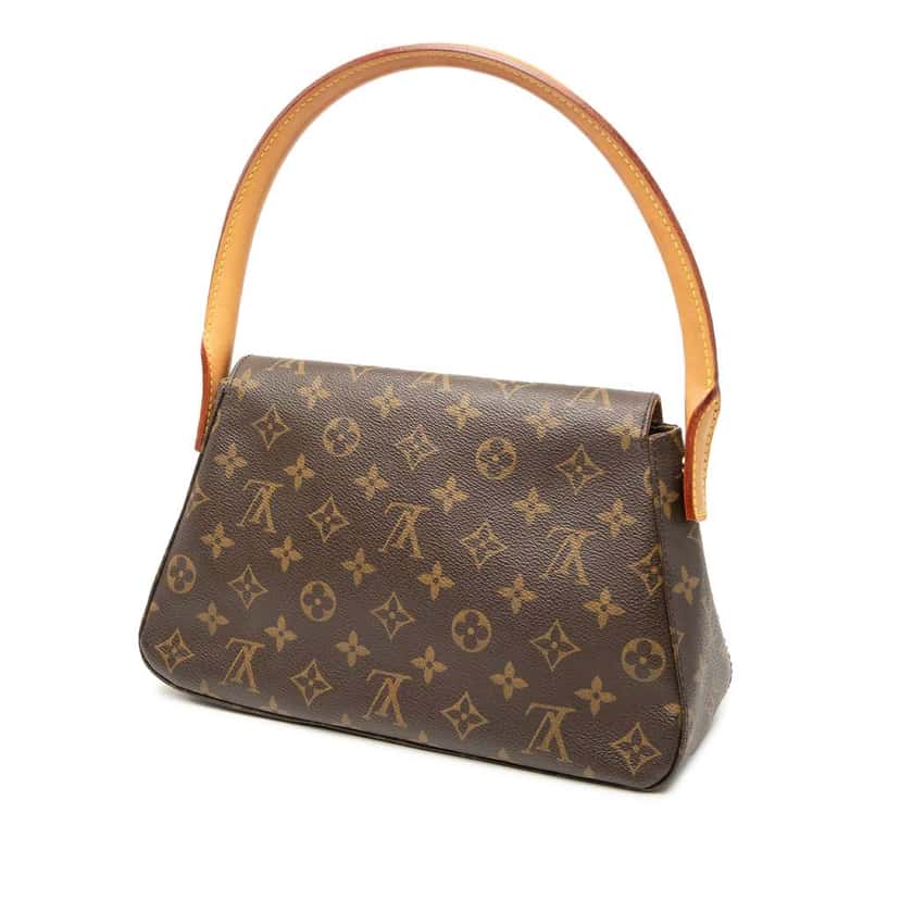 Louis Vuitton Monogram Mini Looping Brown Very good condition - Back View