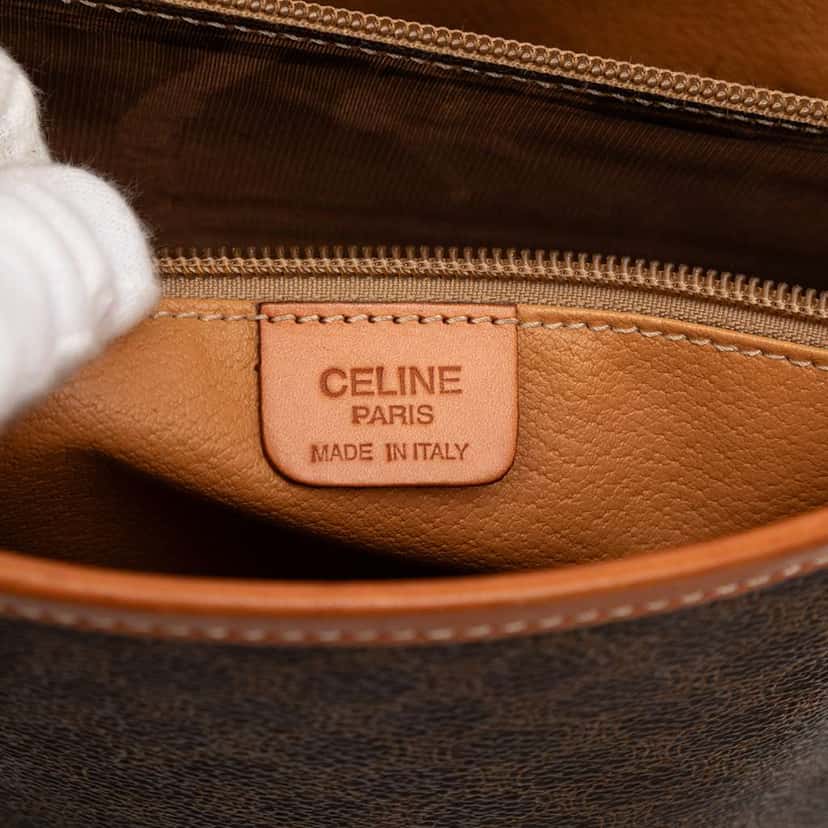 Celine Macadam Coated Canvas Tote Brown Canvas Very good condition - Box View