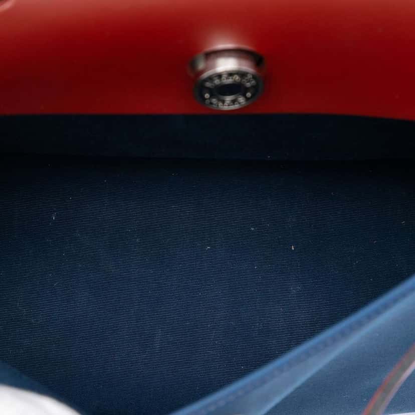 Hermès Toile Herbag Zip 31 Blue Canvas Very good condition - Model View