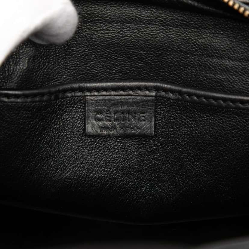 Celine Nano Tricolor Calfskin and Suede Luggage Tote Beige Leather Very good condition - Box View