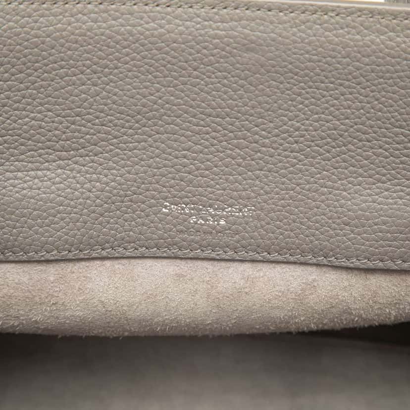 Saint Laurent Baby Grained Calfskin Sac de Jour Satchel Brown Leather Very good condition - Box View