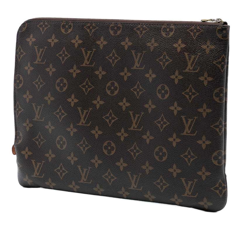 Louis Vuitton Monogram Etui Voyage MM Brown Very good condition - Back View