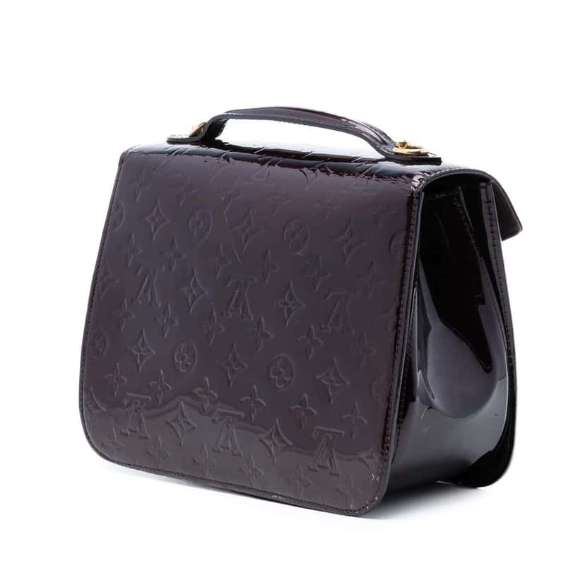 Louis Vuitton Monogram Vernis Mirada Purple Leather Very good condition - Back View