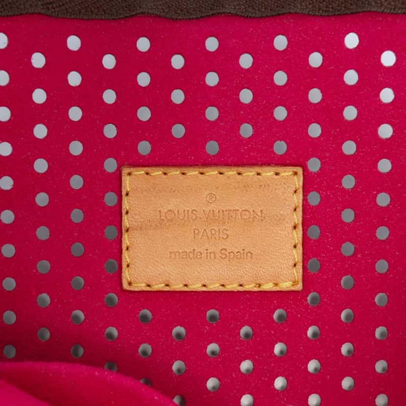 Louis Vuitton Monogram Perforated Pochette Accessoires Brown Very good condition - Box View