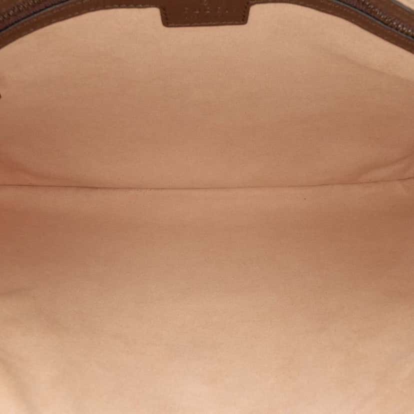 Gucci Medium Leather Aphrodite Crossbody Brown Leather Very good condition - Model View