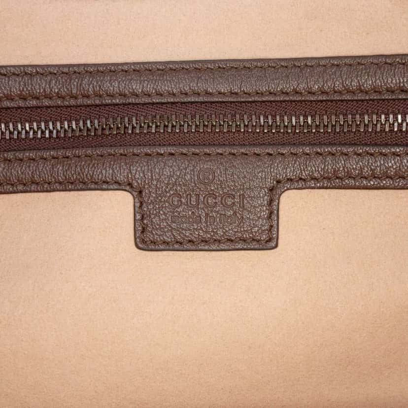 Gucci Medium Leather Aphrodite Crossbody Brown Leather Very good condition - Box View