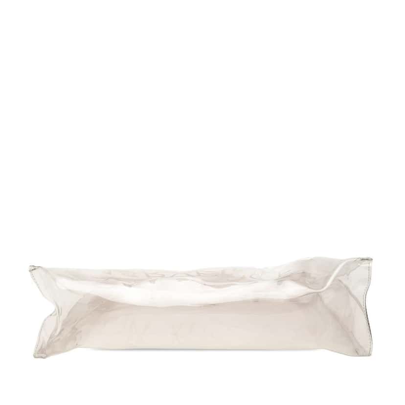 Hermès Vinyl Souvenir De L Exposition Kelly Handbag White Very good condition - Inside View