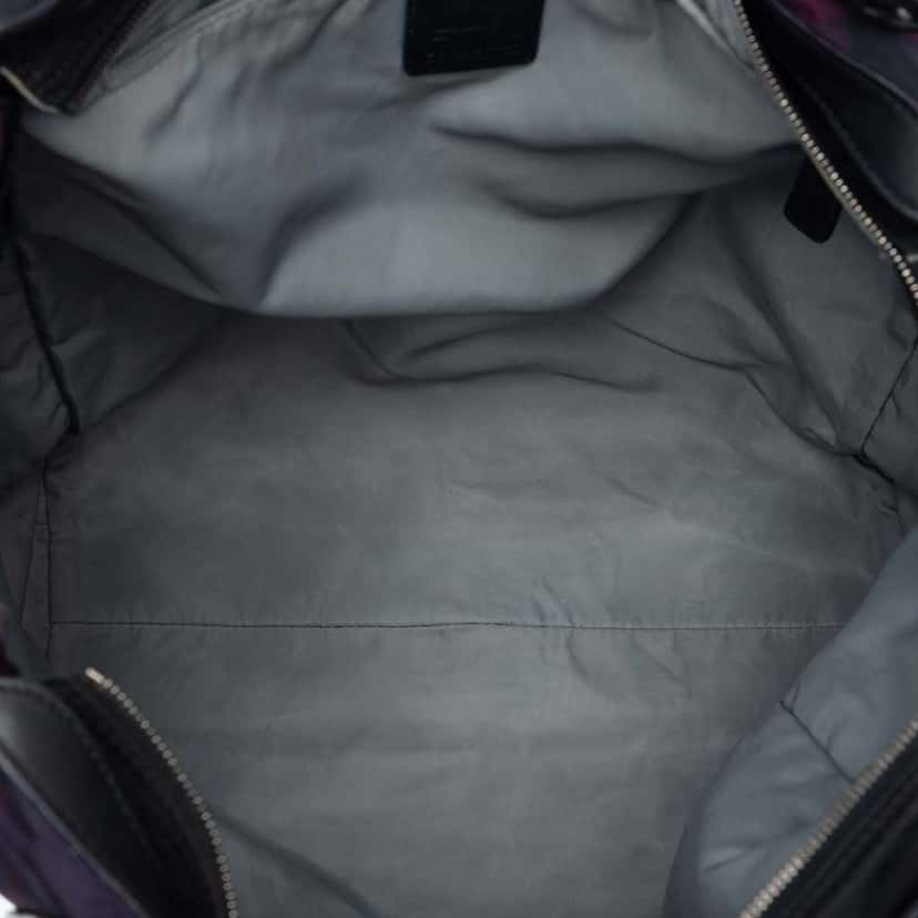 Burberry Supernova Check Nylon Buckleigh Tote Purple Very good condition - Model View