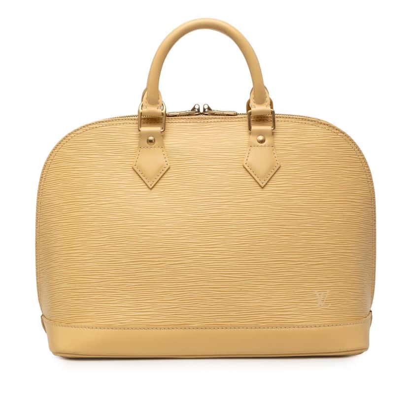 Louis Vuitton Epi Alma PM Yellow Leather Very good condition - Front View