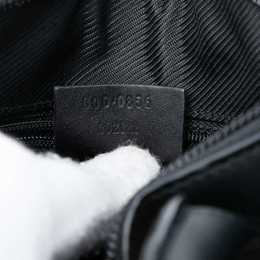 Gucci GG Canvas Handbag Black Canvas Very good condition - Box View