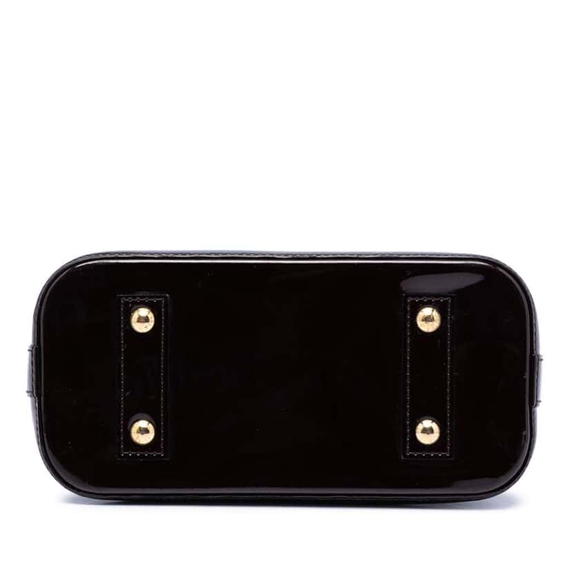 Louis Vuitton Monogram Vernis Alma BB Purple Leather Very good condition - Inside View