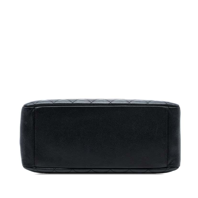 Chanel Caviar Grand Shopping Tote Black Leather Very good condition - Inside View