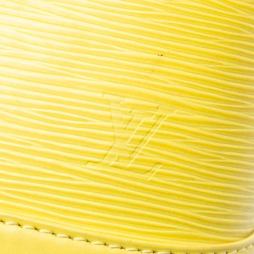 Louis Vuitton Epi Alma BB Yellow Leather Very good condition - Box View