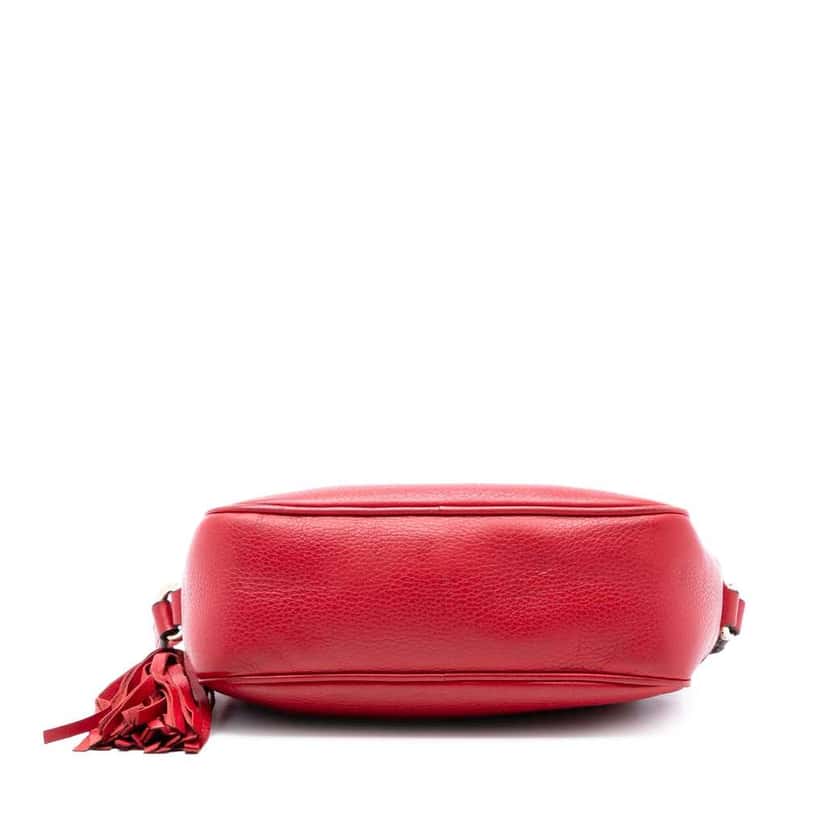 Gucci Leather Soho Disco Crossbody Red Leather Very good condition - Inside View