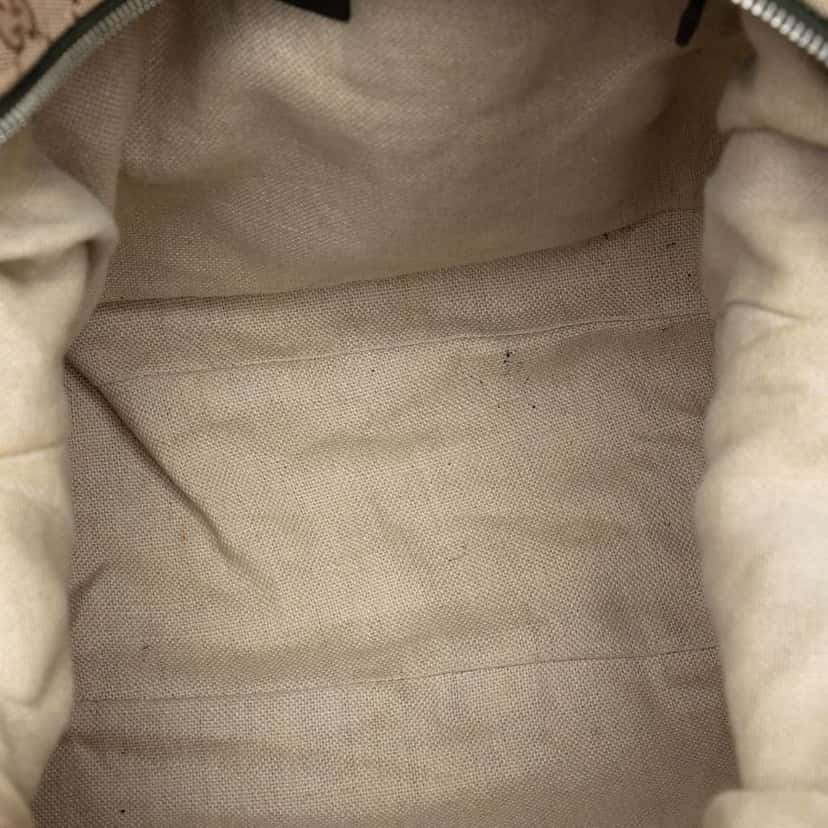 Gucci Large GG Canvas Icon Bit Satchel Beige Canvas Very good condition - Model View